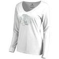 thumbnail image 2 of Women's White Chicago Blackhawks White Out Long Sleeve T-Shirt, 2 of 3