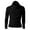 Black, variant on VJATTWR Men's Long Sleeve Layering Tee, Thin and Soft, Under Jackets and Sweaters Xxxl