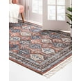 thumbnail image 4 of Rugs.com Aramis Collection Rug – 3' x 5' Rust Red Medium Rug Perfect For Entryways, Kitchens, Breakfast Nooks, Accent Pieces, 4 of 8