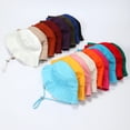 thumbnail image 7 of TOPTIE Frayed Bucket Sun Hats Casual Wide Brim Cotton Beach Hat Vacation Travel Accessories Unisex-SkyBlue, 7 of 7