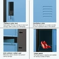 thumbnail image 3 of mecolor metal kids locker for girls bedroom and playroom storage for clothes,bags,toys and book (blue, 9d), 3 of 9