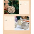 thumbnail image 4 of SHANJIA Christmas Balls, Champagne Christmas Balls 9Pcs 8cm Christmas Ball Colorful Ball Gift tree decoration pendant for Xmas Tree Holiday Garland Decor Ornaments, 4 of 6