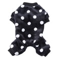 thumbnail image 1 of Camisa De Pijama De Lana para Perros Y Gatos Pequeños, Lindo Pijama De Mono para Mascotas, Mono para Cachorros, Ropa De Suéter Abrigada, Negro, S XL, 1 of 6