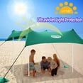 thumbnail image 3 of Toldo para tienda de playa UMARDOO de 3 x 3 m, UPF 50+, portátil, 3 of 9