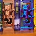 thumbnail image 2 of Hanging Cat Adjustable Bookends, Eco-Friendly Plastic, 2 of 6