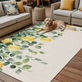thumbnail image 2 of Fsddascl Farmhouse Lemon Outdoor Rug for Patio/Deck/Porch, Non-Slip Large Area Rug 5 x 8 Ft, Vintage Botanical Leaf Retro Beige Indoor Outdoor Rugs Washable Area Rugs, Reversible Camping Rug Carpet, 2 of 5