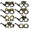 thumbnail image 1 of Eyeglasses Props 8Pcs Role Play Shiny Surface Excellent Happy Graduation Ceremony Congrats Grad Glasses, 1 of 5