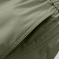 thumbnail image 4 of Mens's Baggy Cargo Pants Solid Color Breathable Elastic Waist Casual Workout Pants Drawstring Zipper Pocket Loose Fit Athletic Pants, 4 of 7