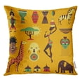 thumbnail image 1 of RYLABLUE Housse de Coussin Instrument de Musique de Voyage Tambour Masque Baobab, 1 of 1