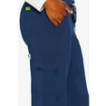 thumbnail image 5 of MED COUTURE Women Yoga 1 Cargo Pocket Pant, Color: Navy, Size: XS (8747-NAVY-XS), 5 of 5