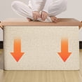 thumbnail image 5 of Cipaher Foldable Storage Bin Cloth Wardrobe Storage Box for Home Essentials, Large, 5 of 6