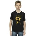 thumbnail image 2 of DC Comics T-Shirt Garçon Noir Adam avec Poitrine Dorée, 2 of 4