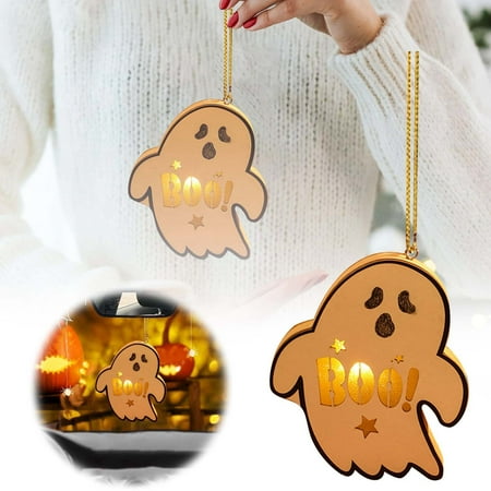 

Halloween Light Night Wooden Decorative Scene Pendant Night Light Night Light Led