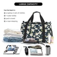 thumbnail image 5 of Fuzoiu Lilies Flowers Print Travel Duffle Bag,Carry On Tote Bags,Duffel Bag,Sport Gym Bag, Hospital Bag for Labor and Delivery, Overnight Bag,Luggage Bag, 5 of 7