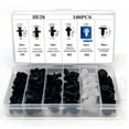 thumbnail image 3 of LEEYNEER 100PCS Car Body Trim Clips Retainer Bumper Rivets Screws Car Push Type Bumper Fastener Rivet Clips Panel Push Fastener Kit, 3 of 9