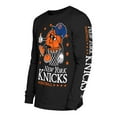 thumbnail image 2 of Men's New Era Black New York Knicks Old School Sport Long Sleeve T-Shirt, 2 of 3