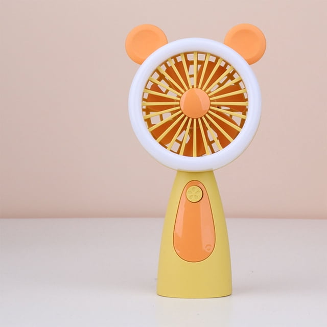Ventilador Mini de Mano, Ventilador Portátil Recargable por USB, Ligero y Compacto para Viajes al Aire Libre, Senderismo, Camping, Uso en Oficina y Hogar