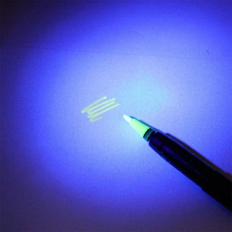 UV Spy Pen Invisible Ink Marker Security Pen Green, Size: Standard
