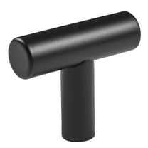 Aldhurst 30 Pack 1.5 inch Cabinet T-Knob Matte Black Stainless Steel (0.04lb)