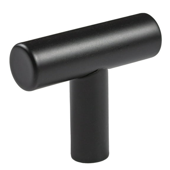 Aldhurst 30 Pack 1.5 inch Cabinet T-Knob Matte Black Stainless Steel (0.04lb)