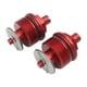 thumbnail image 3 of 2x Tornillos de Amortiguador Delantero Tapa de Cubierta Fácil Instalación Alto Rendimiento Rojo, 3 of 9