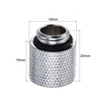 thumbnail image 2 of Unique Bargains Male to Female Extender Fitting G1/4 x 15mm for Computer Water Cooling System Silver 4pcs, 2 of 5