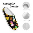 thumbnail image 5 of Goofa Gnomes With Sunflowers Print Womens Mens Cotton Lightweight House Slippers , Washable Home Slippers,Indoor Comfy Bedroom Cozy Slippers-46/47, 5 of 7