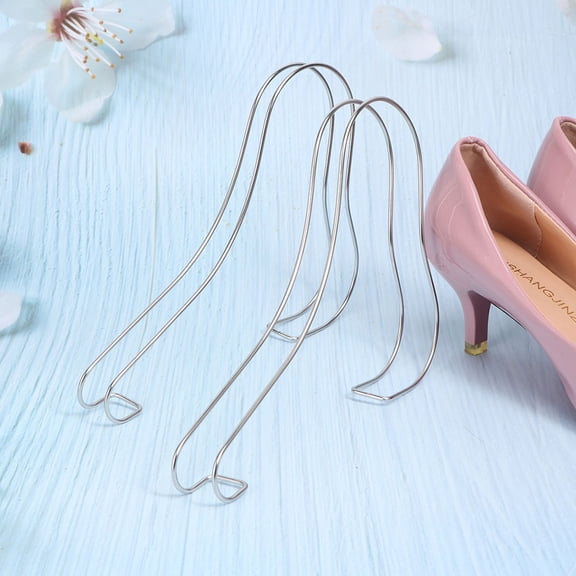 STRANDCHIC 3Pcs Shoe Rack Holder Stainless Steel Simple Shoes for Women