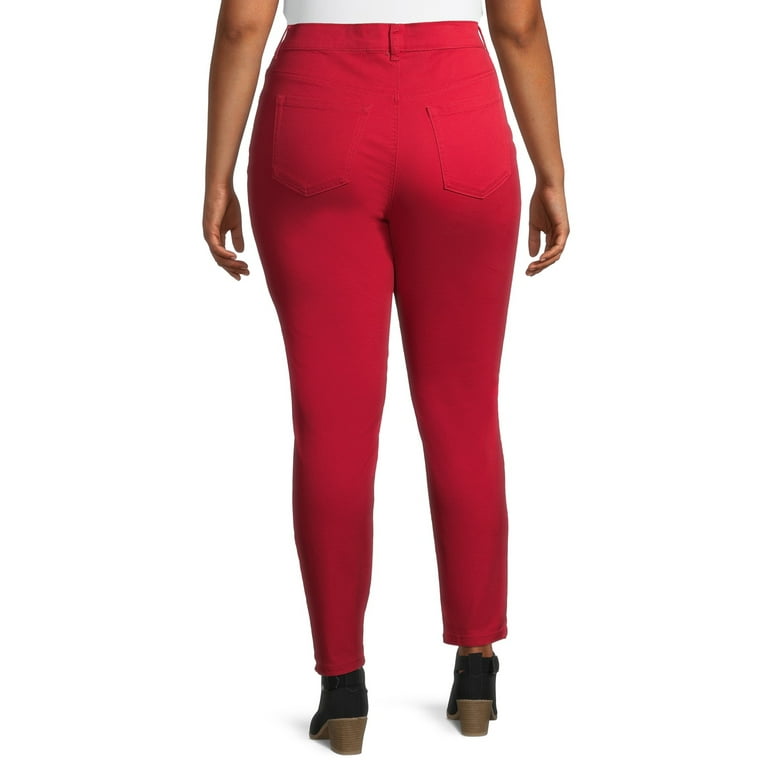 Terra Sky Women's Plus Size Skinny Jeans, Regular and Petite