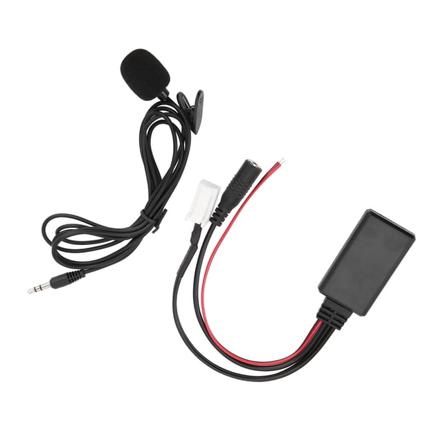 Adaptador De Cable De Audio, Conector De Arnés Auxiliar 5.0 Plug And Play Estable Con Reemplazo De Micrófono Para Sylphy Para Automóvil