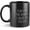 C74, variant on Tears Of The People I Beat At Trivia, Black Mug 11 Ounces Funny Black Mug - Cute Coffee And Tea Mug - Ceramic Coffee Mugs For Women And Men
