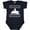 Navy, variant on Inktastic Snowmobile Gift Silhouette Boys or Girls Baby Bodysuit