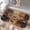 Two Deer in Autumn Forest, variant on 1pc Merry Christmas Poster Absorbent Non-Slip Bathroom Thickened Flannel Rug Decor,Soft,Quick Drying,Suitable For Indoor/outdoor Use,Bathrooms,Bedrooms,Kitchens,Terrace,Laundry Rooms,16"x24"