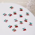 thumbnail image 5 of Manicure Decor 10Pcs DIY Non-falling Delicate Sweet Cherry Decoration Nails Art Rhinestone, 5 of 5
