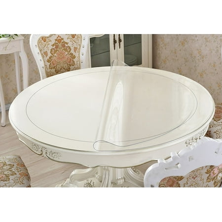 Clear Round Table Protector Furniture Circle