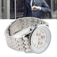 thumbnail image 1 of Reloj De Cuarzo Para Hombres, Caja De aleación De Zinc Multifuncional, Reloj Para Hombres Con Sincronización Precisa Y Calendario, Fase Lunar Para Uso Diario, 1 of 7