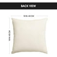 thumbnail image 4 of Boho Orange Throw Pillow Cover, 18 x 18 Inch Bohemia Ethnic Style Carpet Pattern Cushion Case for Sofa Couch, 4 of 6