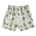 thumbnail image 7 of FORMRS Boys Swim Trunks Quick Dry Mesh Lining Beach Boardshorts, Sizes XS-XL, Watercolor Horses Pattern, 7 of 7