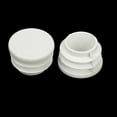 thumbnail image 5 of 25mm Diameter Plastic Blanking End Cap Round Ribbed Tube Insert Plug White 20Pcs, 5 of 5