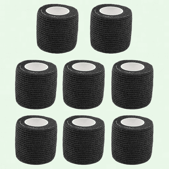 8PCS Tattoo Grip Tape, Self-Adhesive Bandage for Tattoo Gun Wrap, Elastic Grip Cover