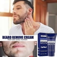 thumbnail image 3 of Crema depilatoria para hombres Pasta depilatoria suave y fresca Eliminador de barba y bigote Natural Suave -4313535970165, 3 of 5