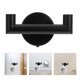 thumbnail image 5 of 2 ganchos dobles para toallas de baño, de acero inoxidable, para colgar en la pared, fáciles de instalar, para ducha y puerta de baño, 5 of 7