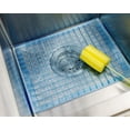 thumbnail image 2 of Attraction Design Kitchen Sink Mat, YK Decor Kitchen Sink Protector Mat PVC EcoFriendly Sink Pad Quick Draining 12x9.6, Blue, 2 of 4