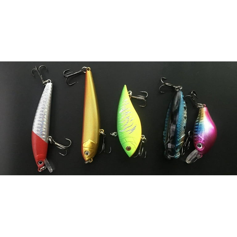 Lot Fishing Spinners Kits Set Metal Spoon Soft Hard Lures