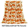 Big Sale! Xulianz Fall Pumpkin Blanket Halloween Pumpkin Autumn Plush Fall Decor Fleece Fuzzy