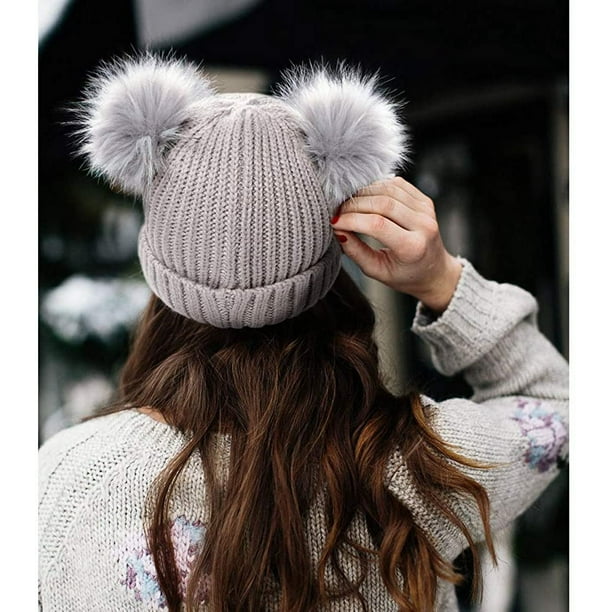 FURTALK Cute Winter Beanie Hats for Women Girls Warm Knit Hats