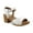 White, variant on Style & Co. Womens Anddreas Faux Leather Clog Heel Sandals