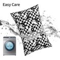 thumbnail image 6 of Sikiie Ying Yang Checkered Pillow Covers, Throw Pillow Case Cushion Covers,Cushion for Bedroom,Couch,Home-14"x20", 6 of 6