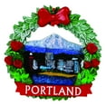 thumbnail image 2 of Portland Christmas Ornament Wreath 3.75 Inches, 2 of 2