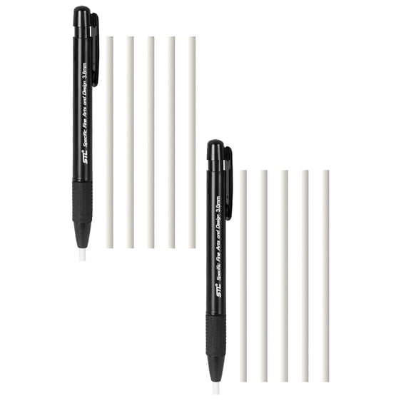 Hard Touch Highlighting Pencil Eraser Ballpoint Pen by Dusknt Retractable Mechanical Eraser Automatic Pen Style Eraser with Filling for Sketching Drawing Painting Highlighting